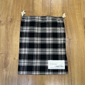 Alex Mill Plaid Laundry Bag